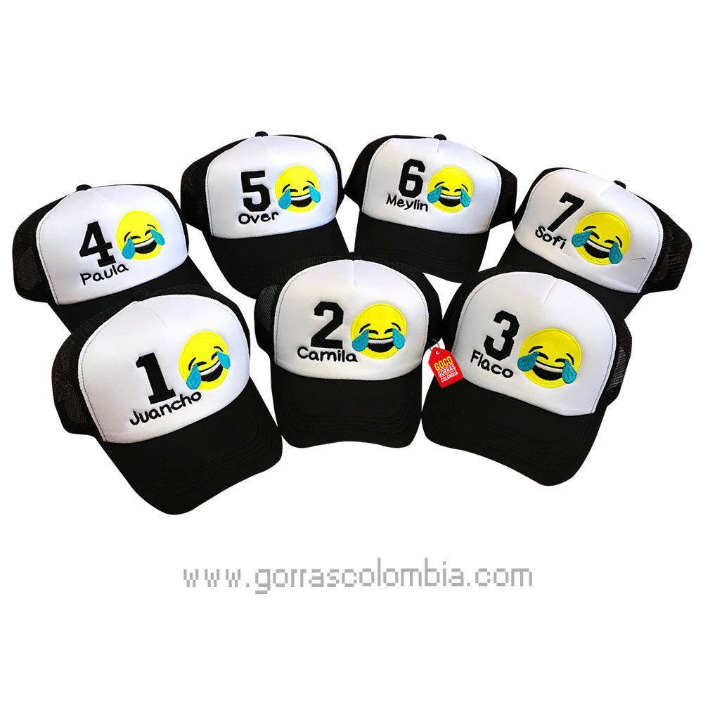 Gorra EMOJI RISA (Nombre)