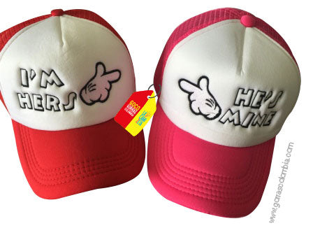 Gorra GUANTES - I´M HERS / HE´S MINE