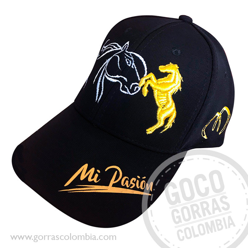 Gorra CABALLO 3D - MI PASIÓN (Nombre)