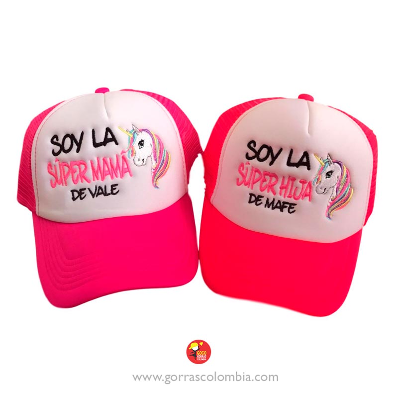 Gorras UNICORNIO - MAMÁ E HIJA (Nombres)
