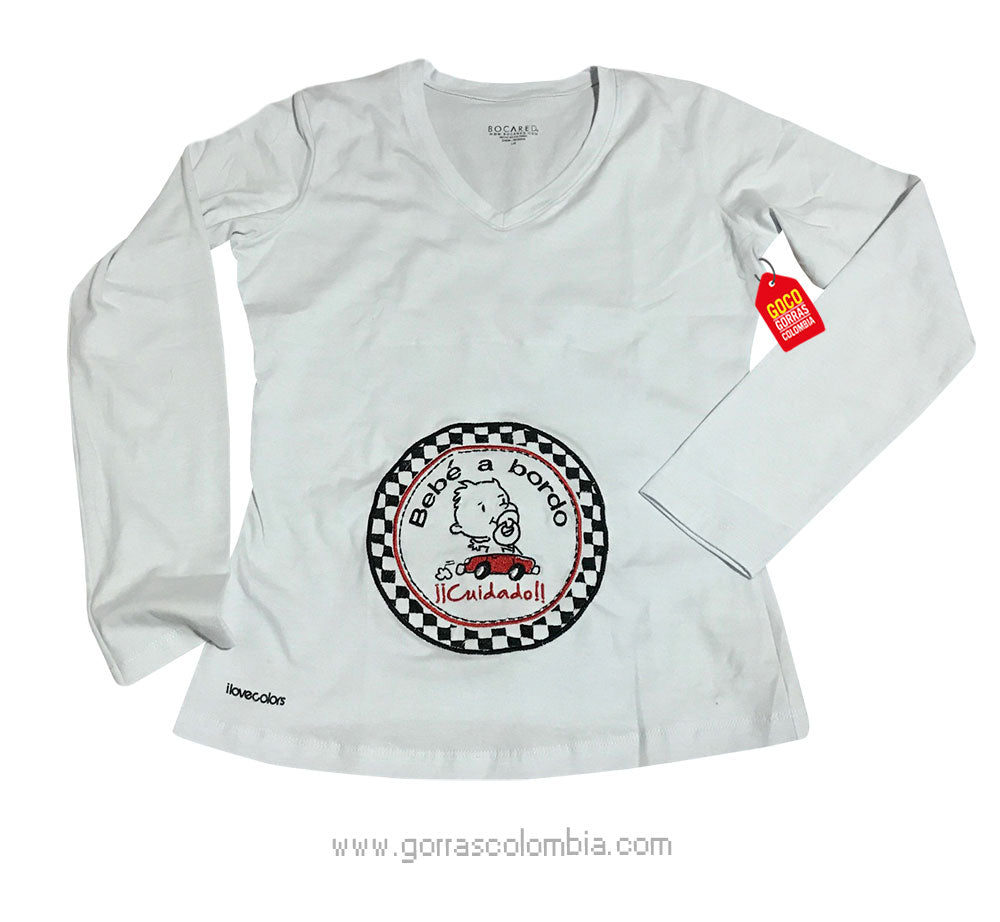 Camibuzo ¡CUIDADO! BEBÉ A BORDO (Frase)