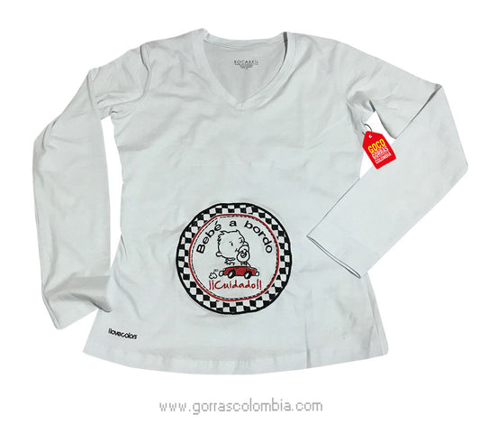 Camibuzo ¡CUIDADO! BEBÉ A BORDO (Frase)