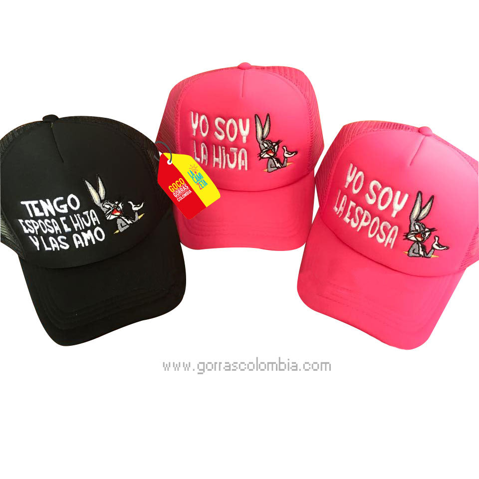 Gorras BUGS BUNNY - TENGO ESPOSA E HIJA