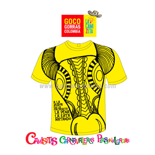 Camiseta Carnavalera TORO (Frase)