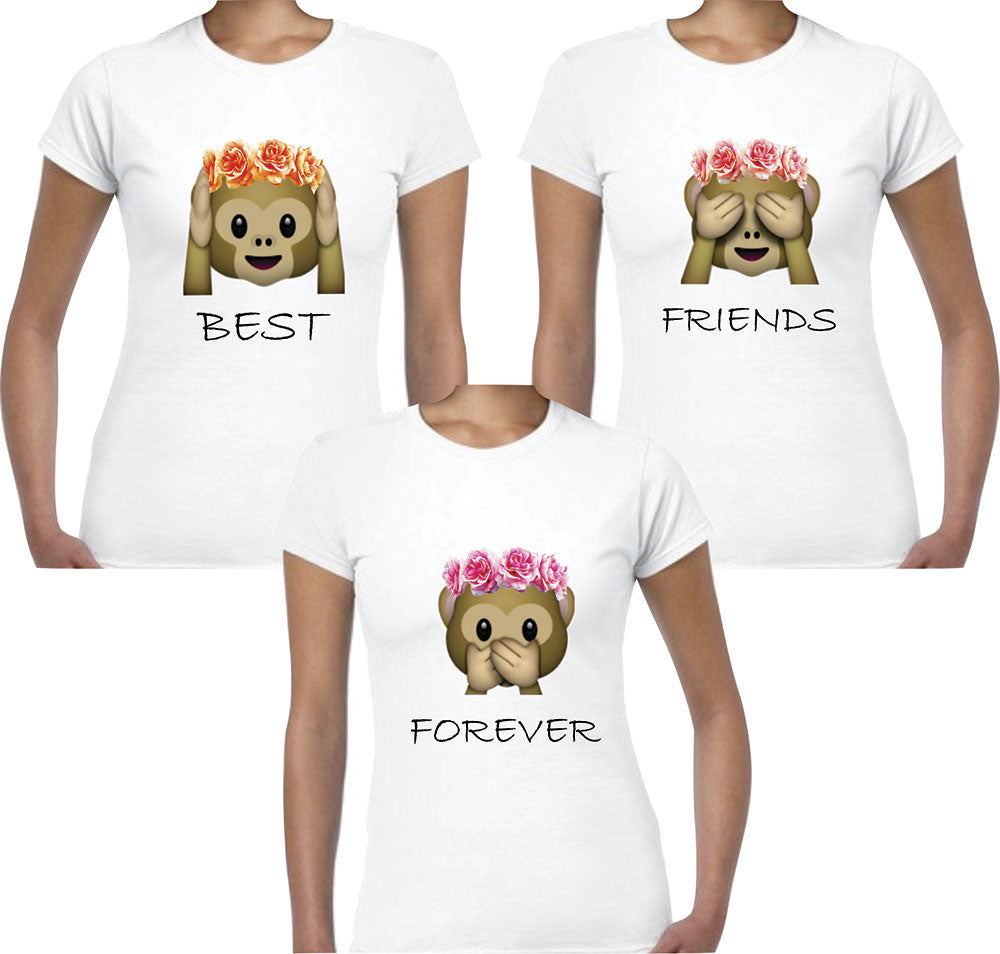 Camiseta BEST FRIENDS FOREVER - EMOJI MICA