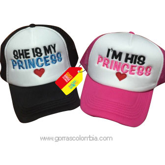 Gorra SHE IS MY PRINCESS / I´M HIS PRINCESS ❤️