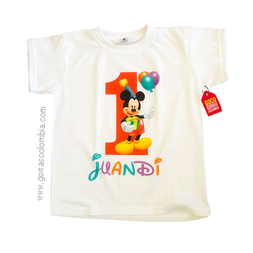 Camiseta MICKEY CUMPLEAÑOS