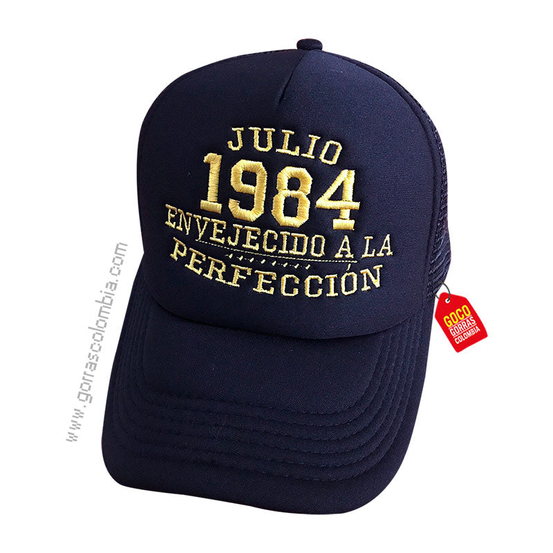 Gorra ENVEJECIDO A LA PERFECCIÓN (Mes-Año)