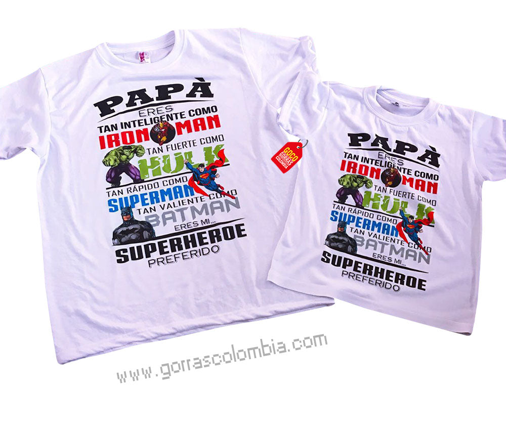 Camiseta MI SUPER HÉROE PREFERIDO