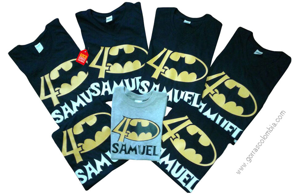 Camiseta BATMAN (Nombre-Número)