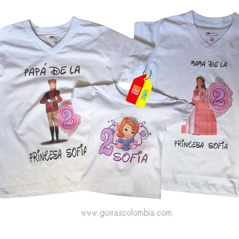 Camisetas personalizadas princesa sofia on sale