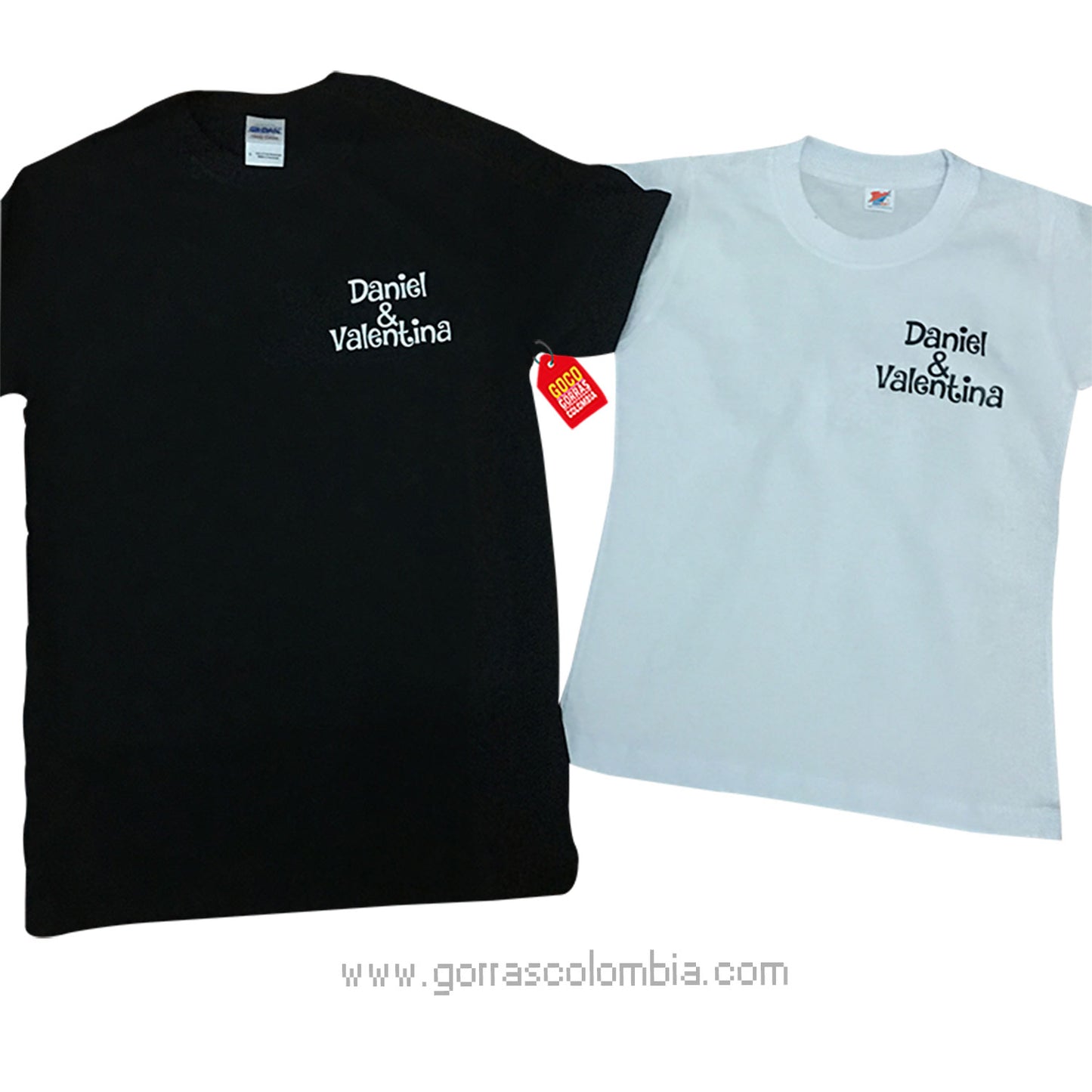 Camiseta NOMBRES PAREJA