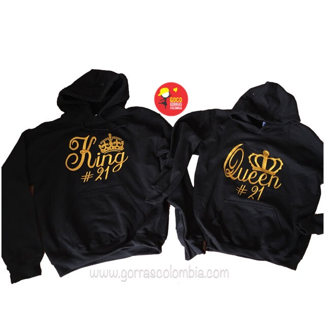 Buzo KING / QUEEN (Numeral)