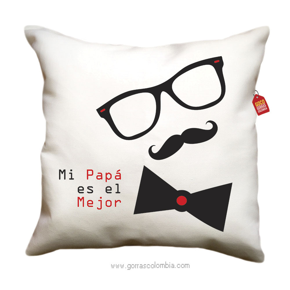 Cojín MI PAPÁ ES EL MEJOR (Frase)