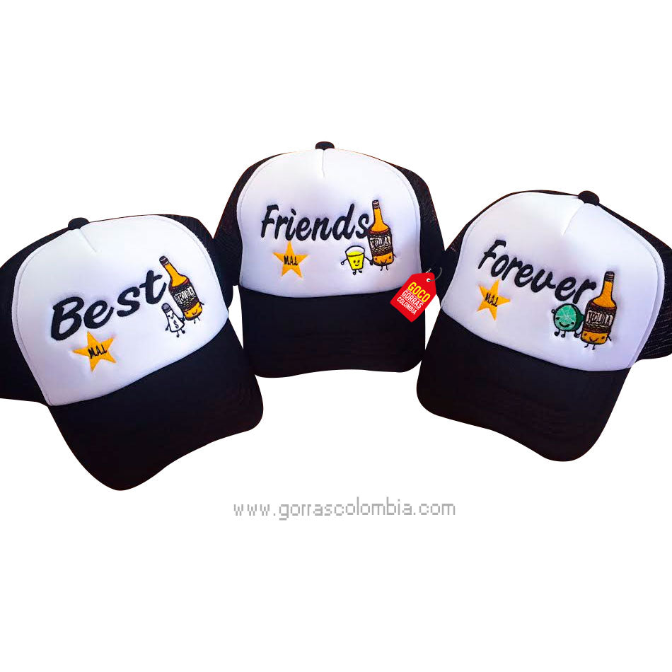 Gorras BEST FRIENDS FOREVER (Iniciales)