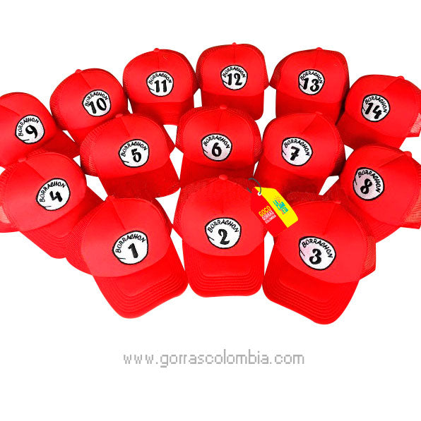 Gorra BORRACHON (Número)