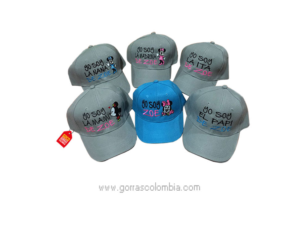 Gorra MINNIE - YO SOY... (Parentesco-Nombre)