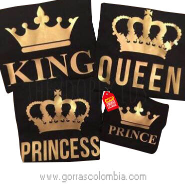 Camiseta KING / QUEEN / PRINCESS / PRINCE