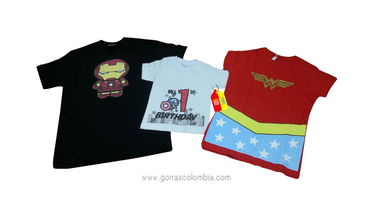 Camiseta SUPER HÉROES