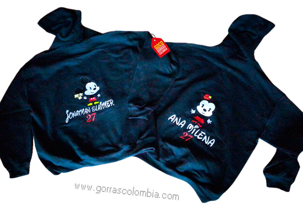 Buzo MICKEY / MINNIE (Nombre-Número)