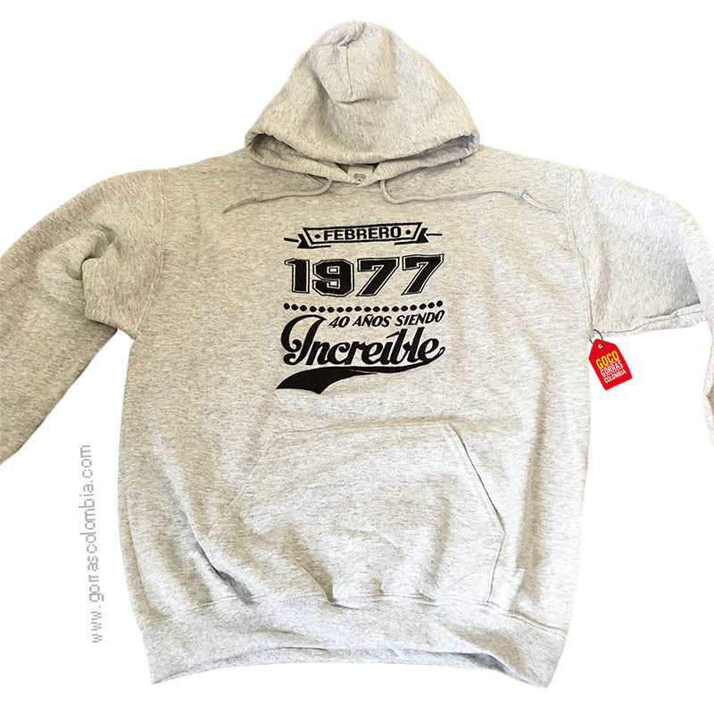 Buzo Cumpleaños: SIENDO INCREÍBLE (Fecha)