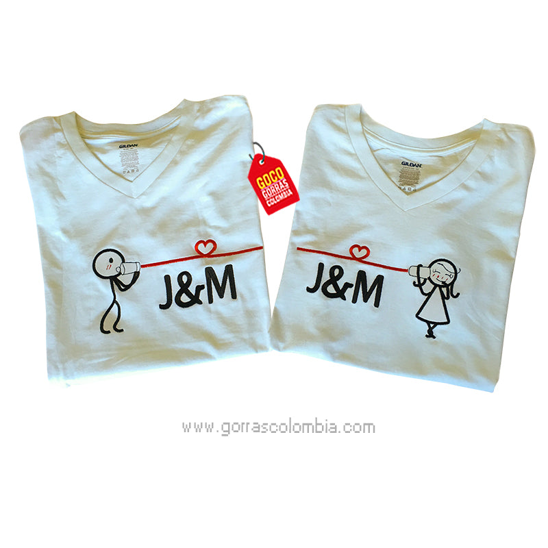 Camiseta PAREJA VASOS