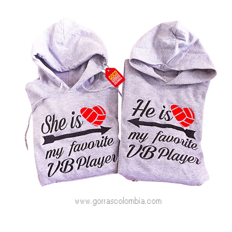 Buzo SHE IS / HE IS MY FAVORITE VB PLAYER