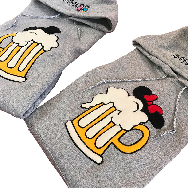 Buzo OREJAS MICKEY / MINNIE - CERVEZA (Fecha)