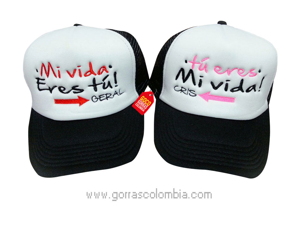 Gorra MI VIDA ERES TÚ! (Nombre)