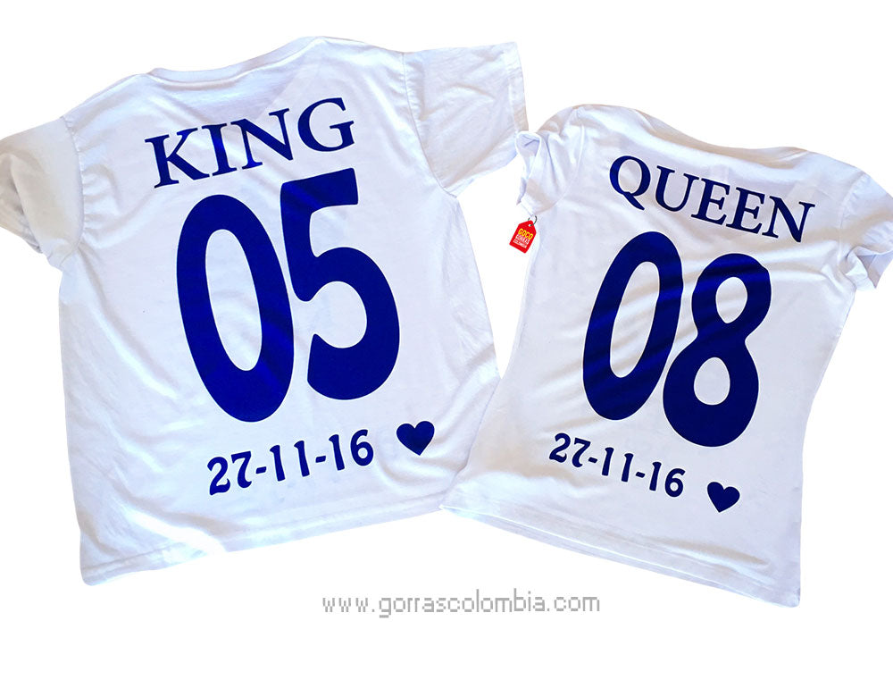 Camiseta KING / QUEEN