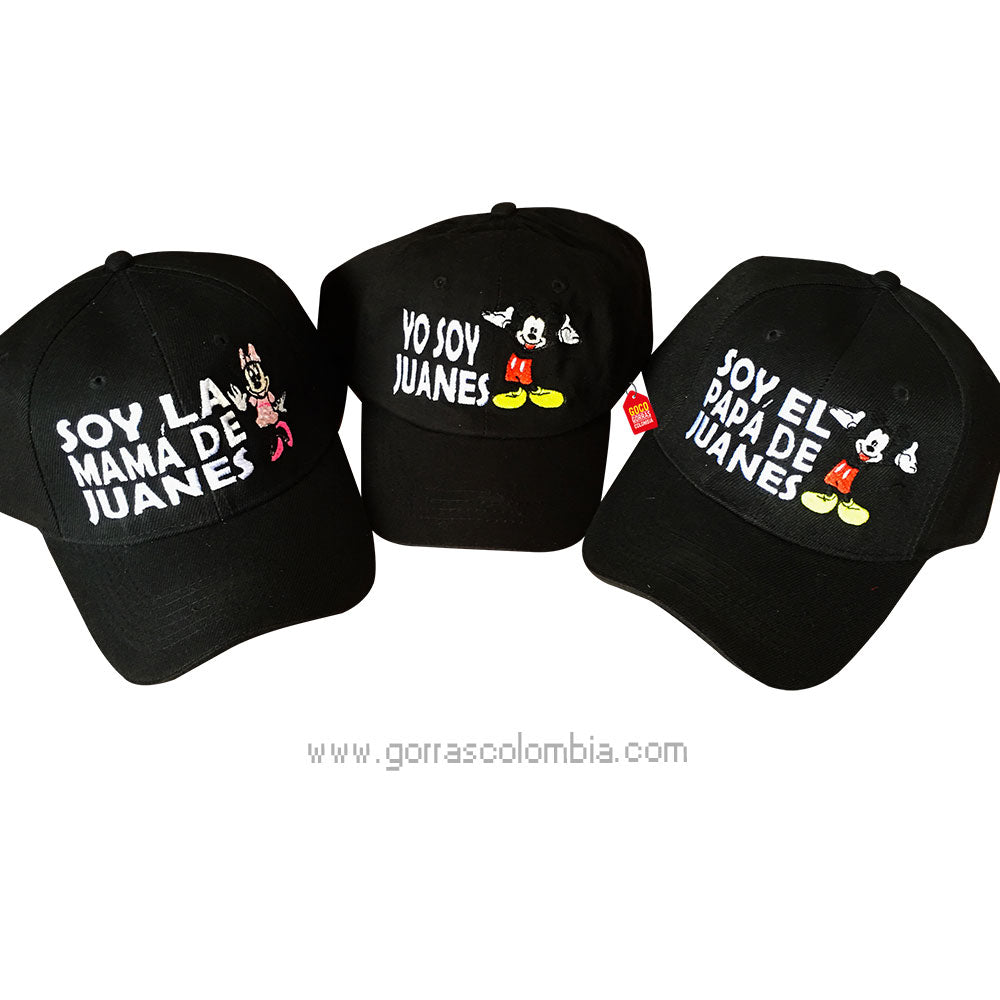 Gorras MICKEY Y MINNIE - PAPÁS DE... (Nombre)