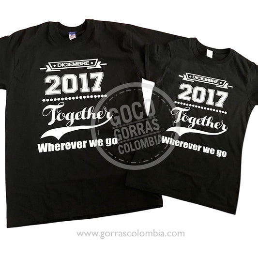 Camiseta TOGETHER WHEREVER WE GO