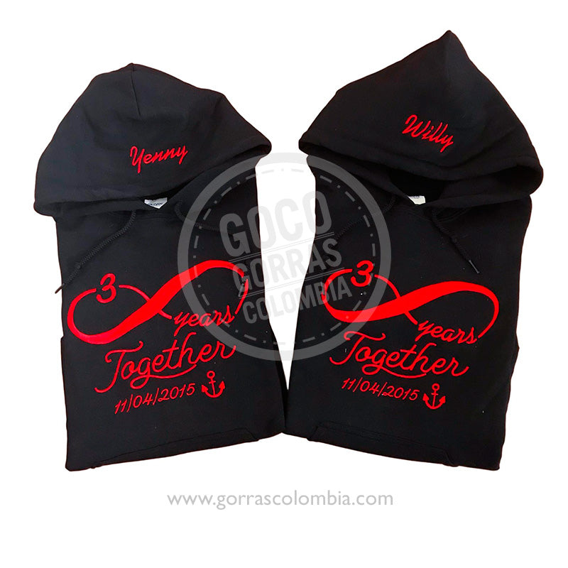 Buzo INFINITO TOGETHER (Nombre-Fecha)