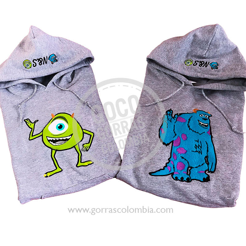 Buzo MIKE WAZOWSKI / SULLIVAN - MONSTER INK (Iniciales)