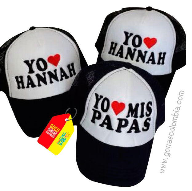 Gorras PAPÁS E HIJ@ (Nombre)