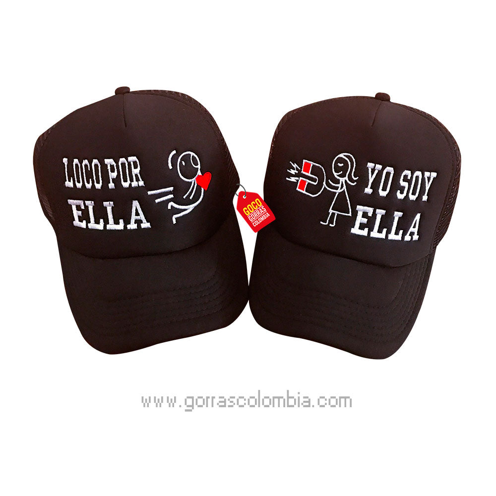 Gorras PALITOS - LOCO POR ELLA