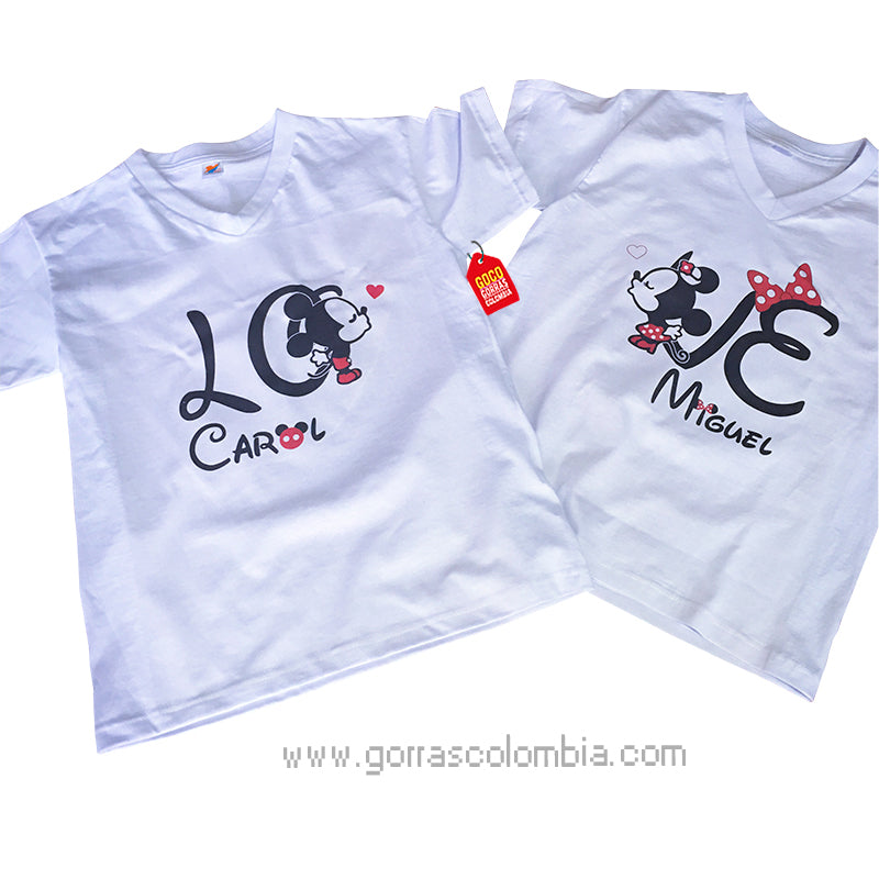 Camiseta LOVE - MICKEY / MINNIE