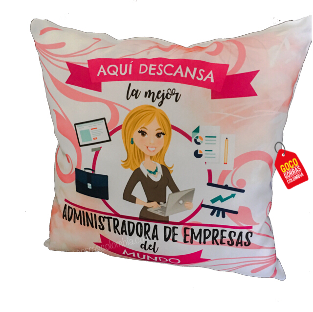 Cojín AQUÍ DESCANSA... (Profesión)