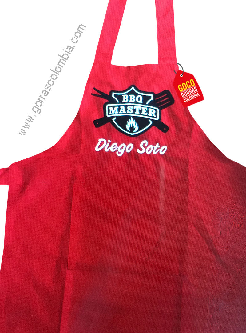 Delantal LOGO BBQ MASTER (Nombre)