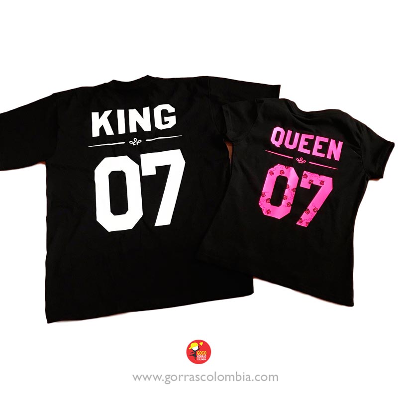 Camiseta KING / QUEEN