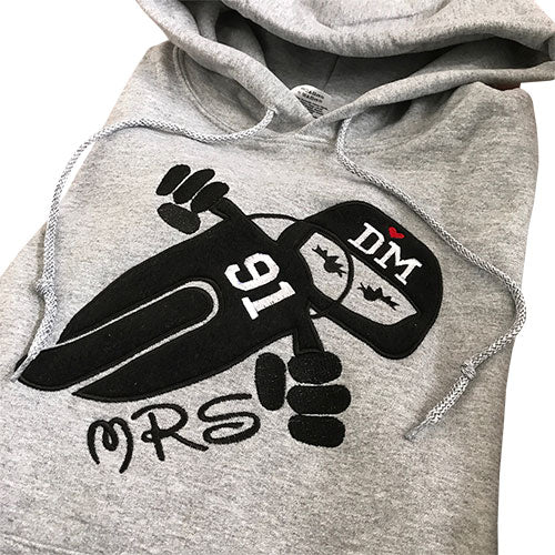 Buzo MOTO - MR / MRS (Iniciales-Número)