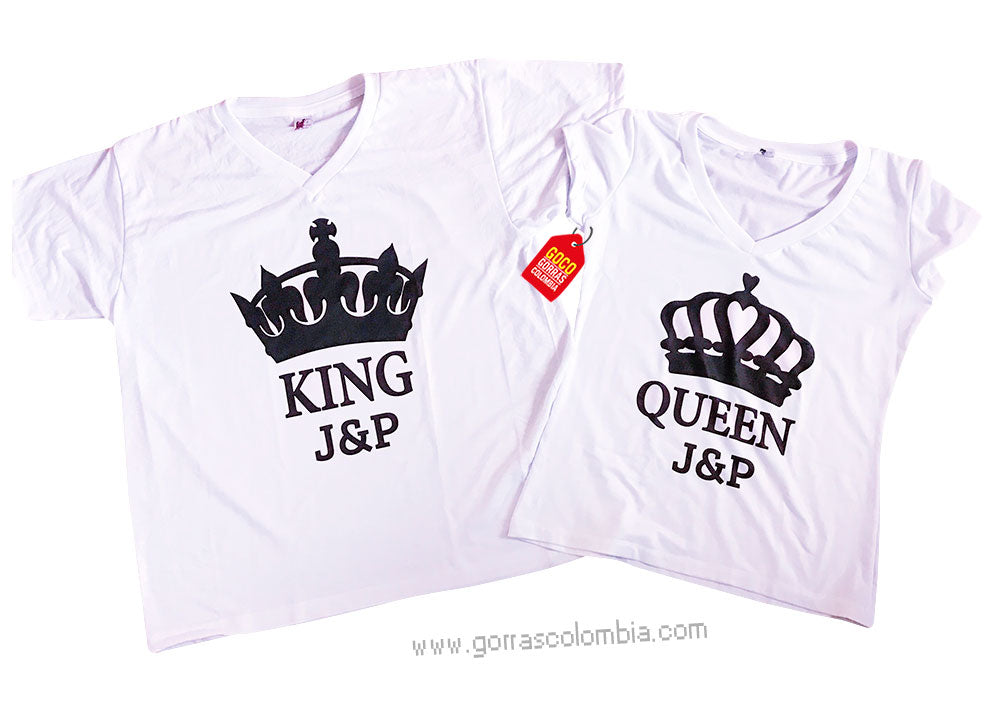 Camiseta KING / QUEEN