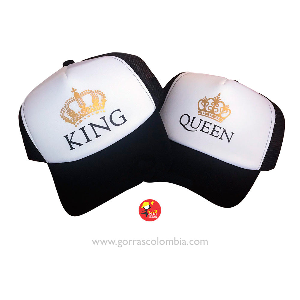Gorras KING Y QUEEN