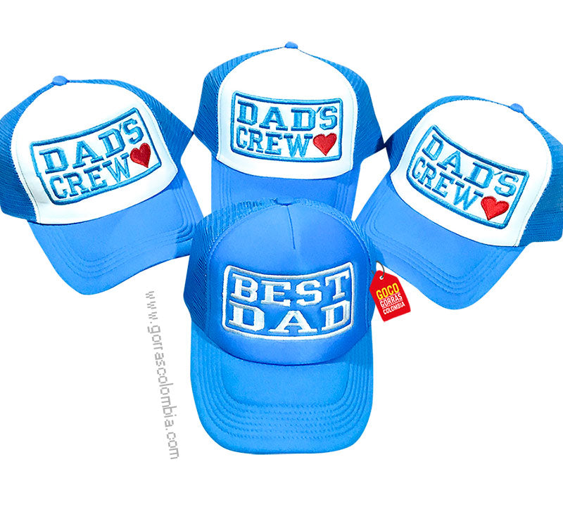 Gorras BEST DAD & DAD´S CREW ❤️