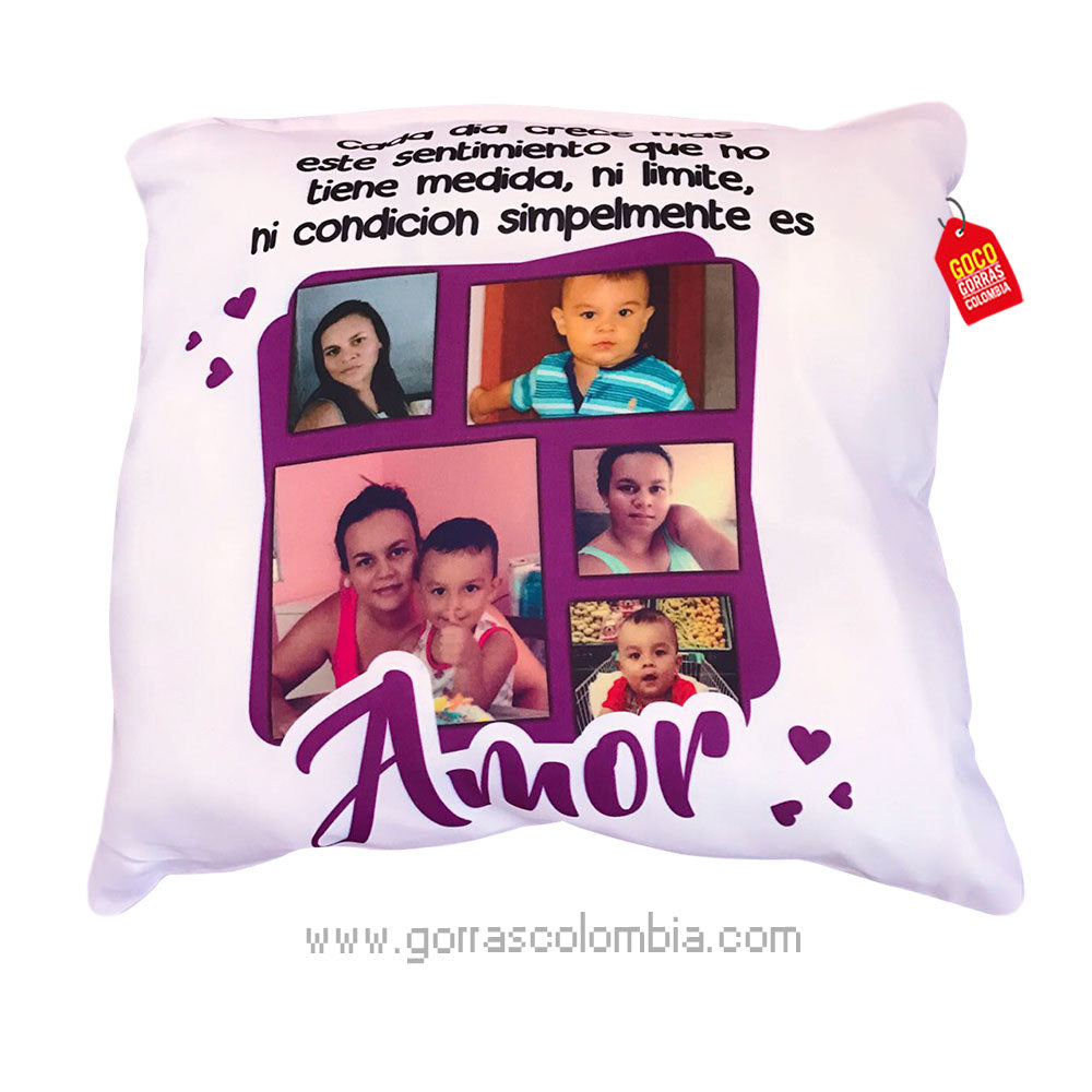 Cojín SIMPLEMENTE ES AMOR (Fotos)