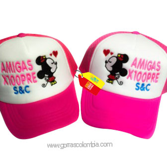 Gorras MINNIE - AMIGAS X100PRE (Iniciales)