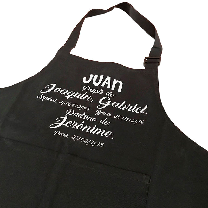 Delantal PAPÁ DE... (Nombres)