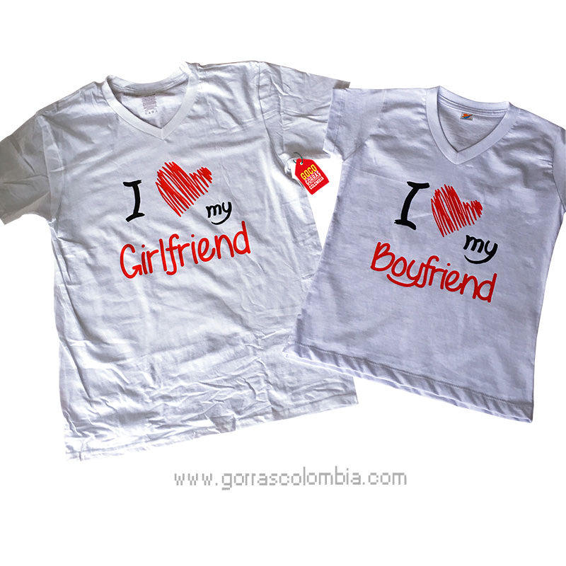 Camiseta GIRLFRIEND / BOYFRIEND
