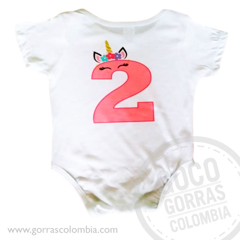 Body UNICORNIO CUMPLEAÑOS (Nombre)