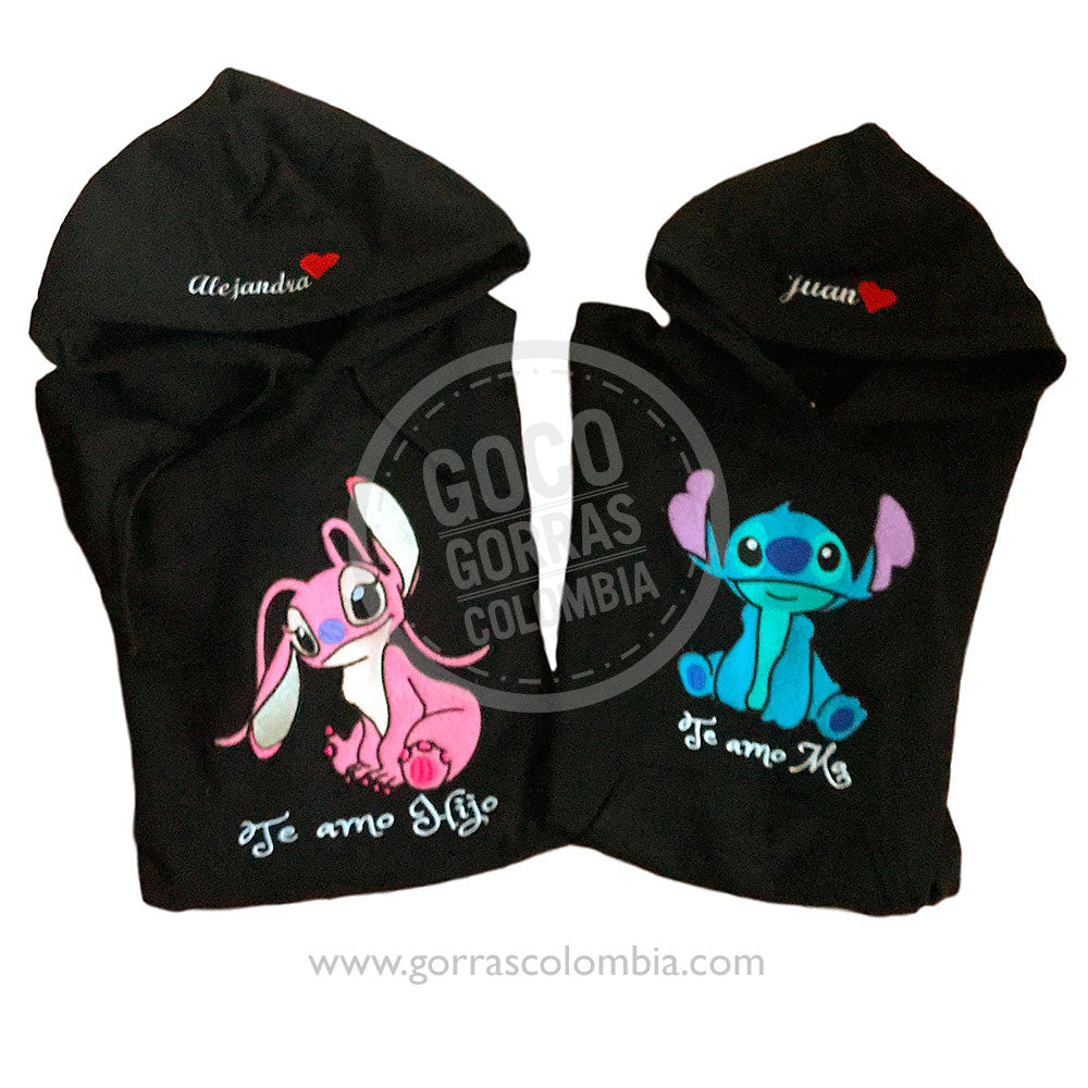 Buzo STITCH - MAMÁ / HIJO (Nombre)